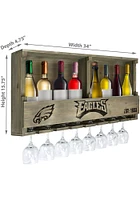 Philadelphia Eagles Reclaimed Bar Shelf Wine Accessory