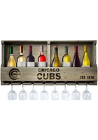 Chicago Cubs Reclaimed Bar Shelf Wine Accessory