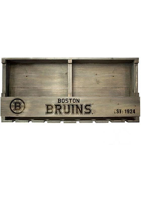 Boston Bruins Reclaimed Bar Shelf Wine Accessory