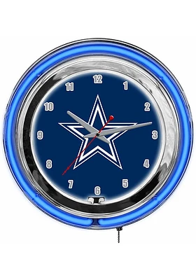 Dallas Cowboys 14 Inch Neon Wall Clock