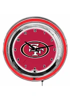 San Francisco 49ers Inch Neon Wall Clock