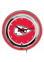 Kansas City Chiefs Inch Neon Wall Clock