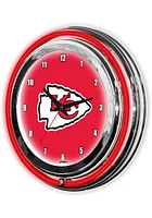 Kansas City Chiefs Inch Neon Wall Clock