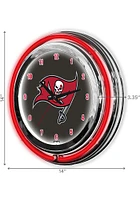 Tampa Bay Buccaneers 14 Inch Neon Wall Clock