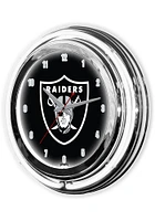 Las Vegas Raiders 14 Inch Neon Wall Clock