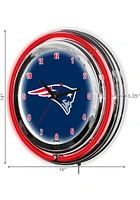 New England Patriots 14 Inch Neon Wall Clock