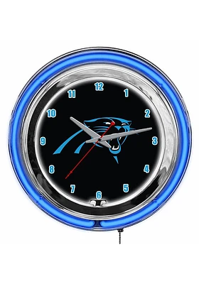 Carolina Panthers Inch Neon Wall Clock