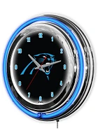 Carolina Panthers Inch Neon Wall Clock