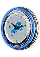 Detroit Lions 14 Inch Neon Wall Clock