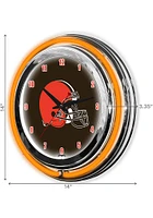 Cleveland Browns 14 Inch Neon Wall Clock
