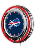 Buffalo Bills 14 Inch Neon Wall Clock