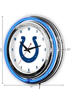 Indianapolis Colts 14 Inch Neon Wall Clock