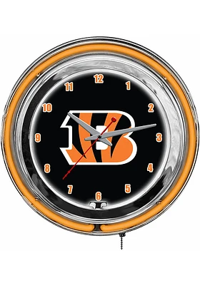 Cincinnati Bengals 14 Inch Neon Wall Clock