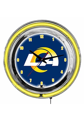 Los Angeles Rams Inch Neon Wall Clock