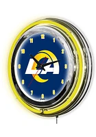 Los Angeles Rams Inch Neon Wall Clock