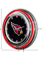 Arizona Cardinals 14 Inch Neon Wall Clock