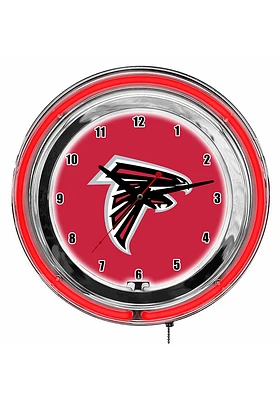 Atlanta Falcons Inch Neon Wall Clock