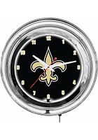 New Orleans Saints Inch Neon Wall Clock