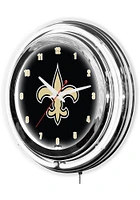 New Orleans Saints Inch Neon Wall Clock