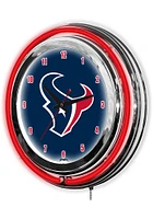 Houston Texans 14 Inch Neon Wall Clock