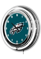 Philadelphia Eagles 14 Inch Neon Wall Clock