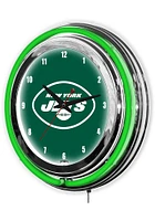 New York Jets 14 Inch Neon Wall Clock