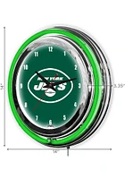 New York Jets 14 Inch Neon Wall Clock