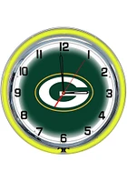 Green Bay Packers 18 Inch Neon Wall Clock