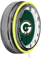 Green Bay Packers 18 Inch Neon Wall Clock