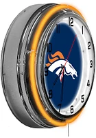 Denver Broncos 18 Inch Neon Wall Clock