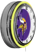 Minnesota Vikings Inch Neon Wall Clock