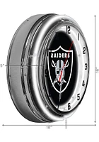 Las Vegas Raiders 18 Inch Neon Wall Clock