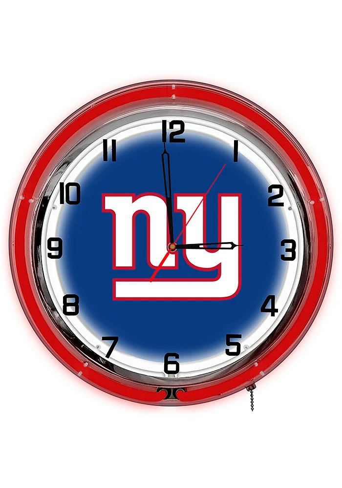 New York Giants 18 Inch Neon Wall Clock