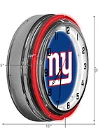 New York Giants 18 Inch Neon Wall Clock