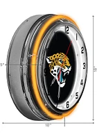 Jacksonville Jaguars 18 Inch Neon Wall Clock