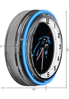 Carolina Panthers 18 Inch Neon Wall Clock