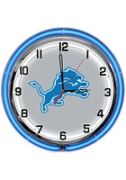 Detroit Lions 18 Inch Neon Wall Clock