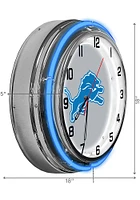 Detroit Lions 18 Inch Neon Wall Clock