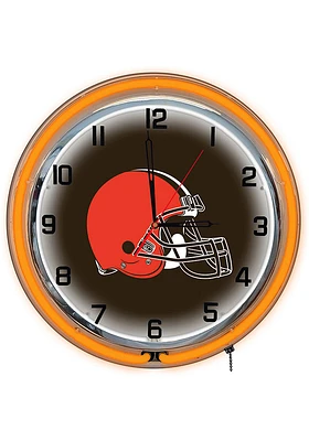 Cleveland Browns 18 Inch Neon Wall Clock