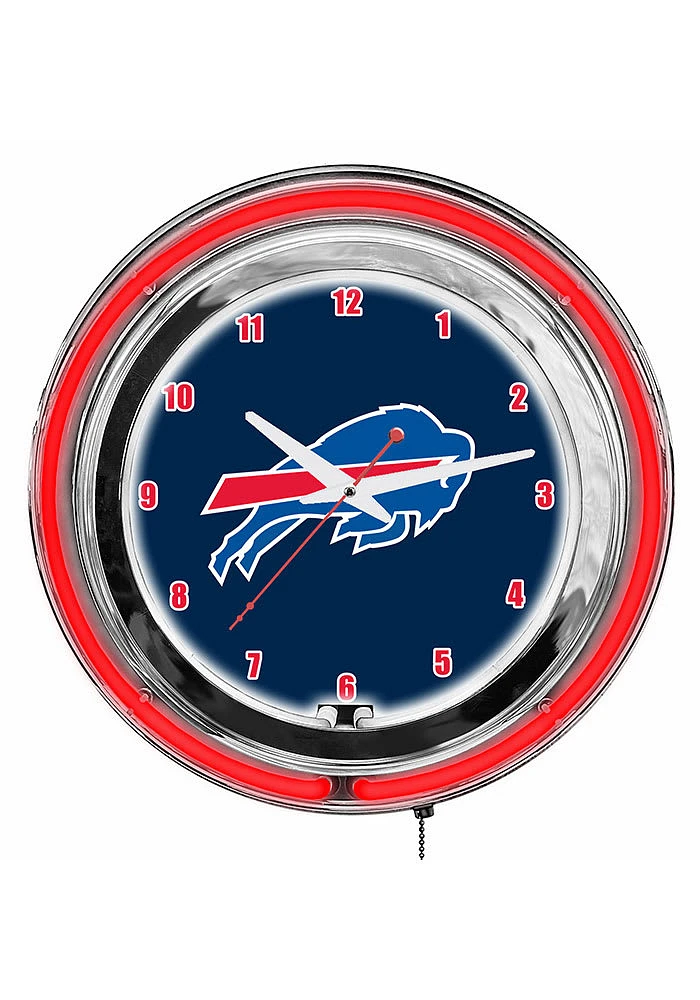 Buffalo Bills 18 Inch Neon Wall Clock