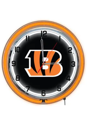 Cincinnati Bengals Inch Neon Wall Clock