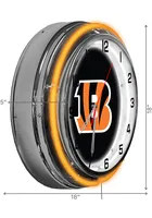 Cincinnati Bengals Inch Neon Wall Clock