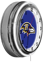Baltimore Ravens 18 Inch Neon Wall Clock