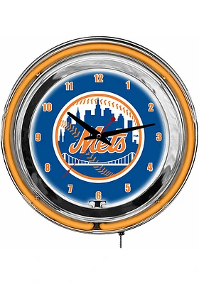 New York Mets 14 Inch Neon Wall Clock