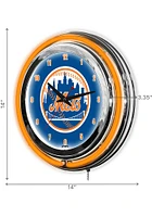 New York Mets 14 Inch Neon Wall Clock