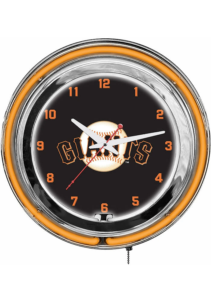 San Francisco Giants 14 Inch Neon Wall Clock