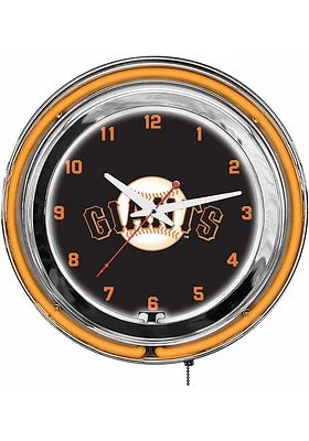 San Francisco Giants 14 Inch Neon Wall Clock