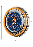 Houston Astros 14 Inch Neon Wall Clock