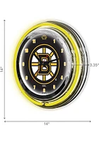 Boston Bruins 14 Inch Neon Wall Clock