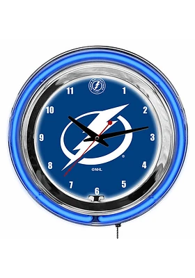 Tampa Bay Lightning 14 Inch Neon Wall Clock